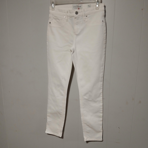 Lucky Brand Denim - Lucky brand Ava skinny low rise white jeans 26X25